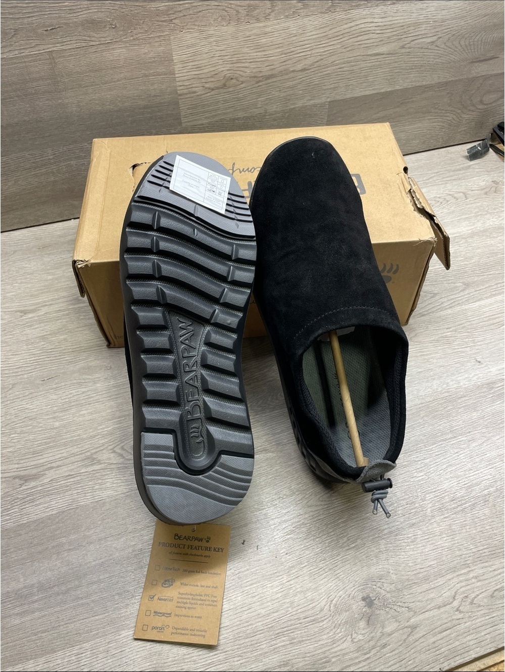 BearPaw Jack Men’s Shoes Black #44